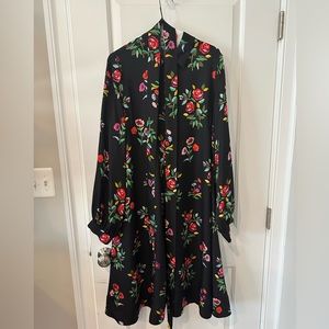Kate Spade Autumn Floral Dress with Belt XL